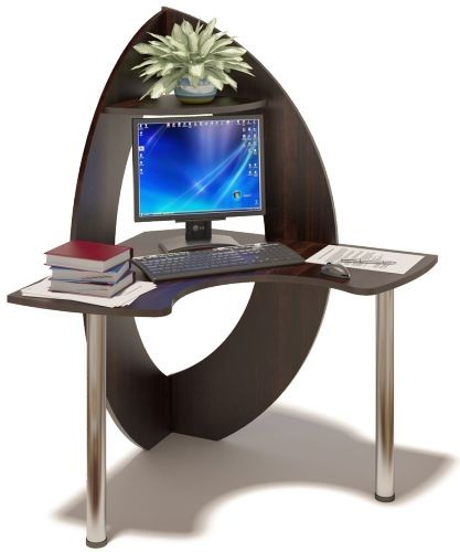 Виды компьютерных столов - угловые